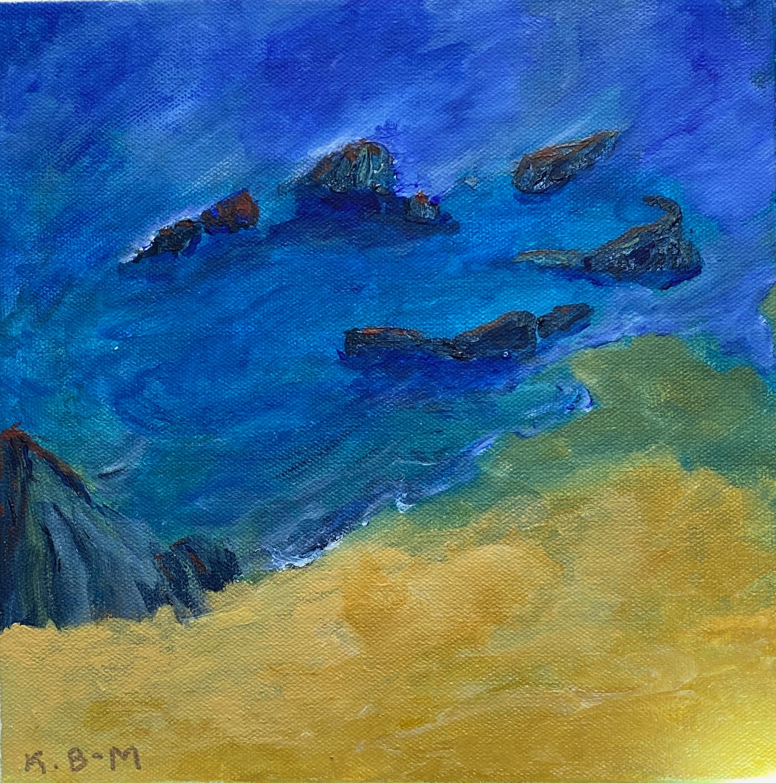 acrylic painting on canvas